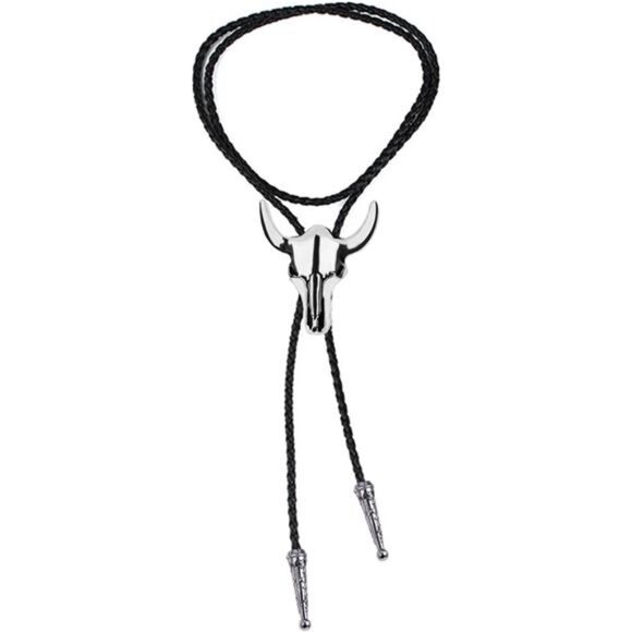 Cowboy Bolo Tie Necklace Native American 018 - Picture 5 of 6